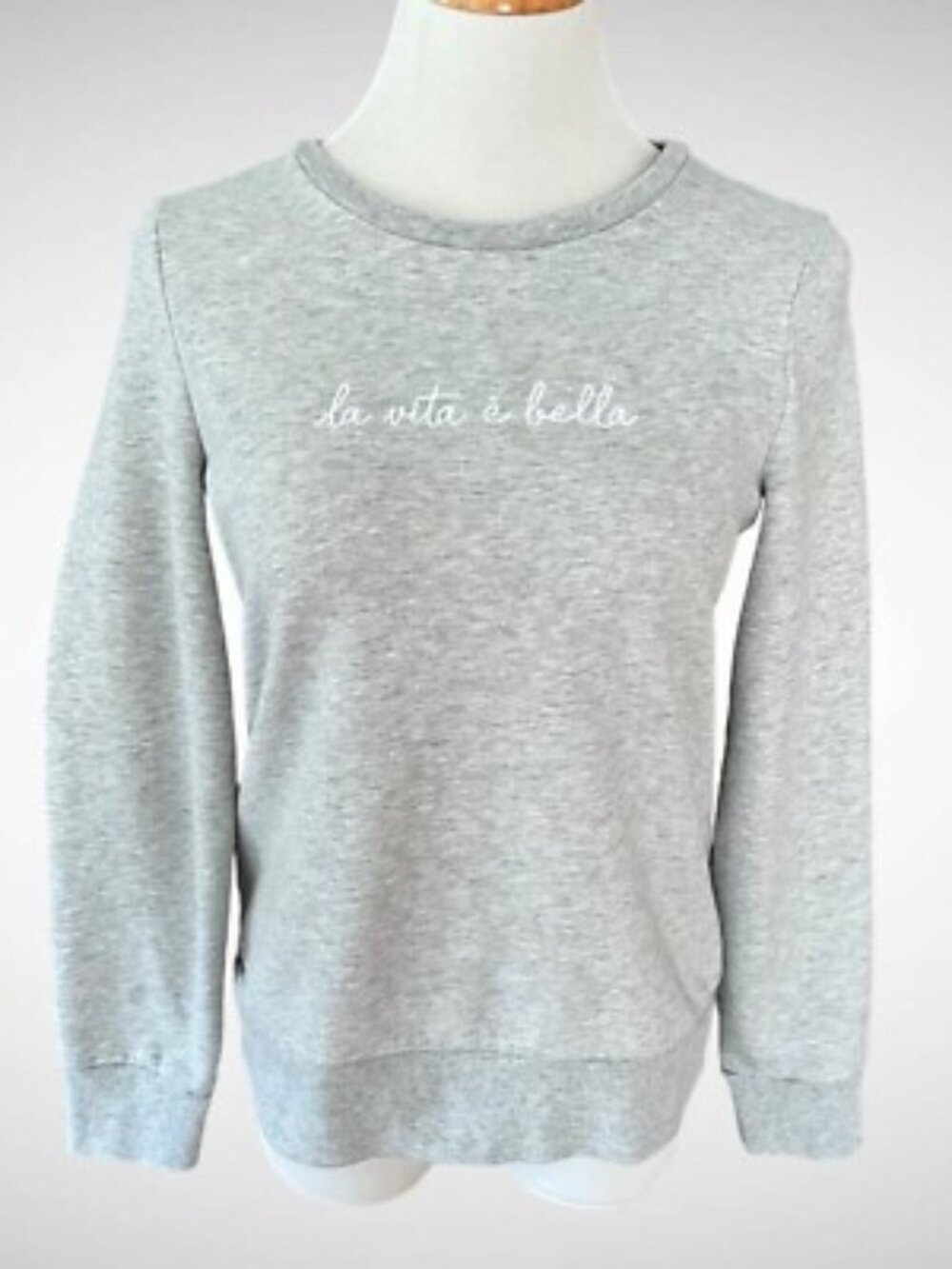 Gray Sweatshirt sweater Large